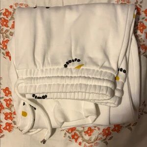 Snowman print joggers